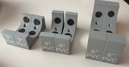 Pipe Jig for 3, 4, or 6 Inch PVC Pipes (Pair)